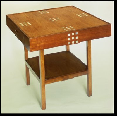 Table with Mother of Pearl Inlay by Charles Rennie Mackintosh