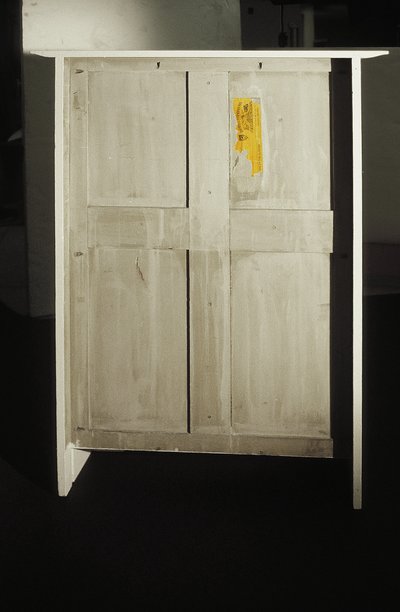 White cabinet designed for Mrs. Rowat, 1902 by Charles Rennie Mackintosh
