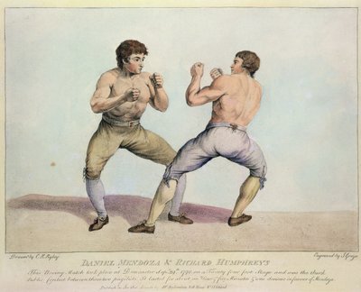 Boxing Match Between Daniel Mendoza and Richard Humphreys, 29th September 1790 by Charles Reuben Ryley