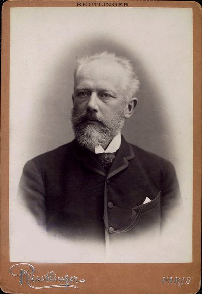 Peter Ilich Tchaikovsky, Russian composer, late 19th century by Charles Reutlinger