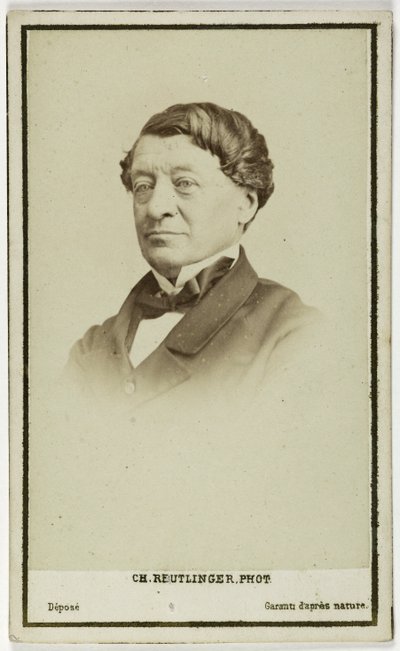 Portrait of Laborde Léon, diplomat, archaeologist and curator at the Louvre, c.1860-90 by Charles Reutlinger