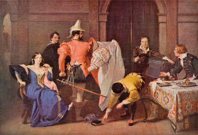 Shakespeare: Katherina and Petruchio, The Taming of the Shrew, Act IV, Scene 3 by Charles Robert (after) Leslie