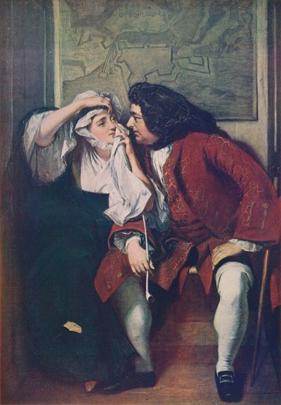 A Scene from Tristram Shandy: Uncle Toby and the Widow Wadman, 1829-30, c1915 by Charles Robert Leslie