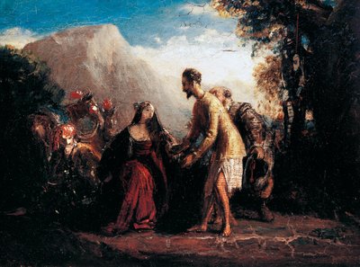 Don Quixote and Dulcinea by Charles Robert Leslie