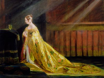 Queen Victoria in her Coronation Robe by Charles Robert Leslie