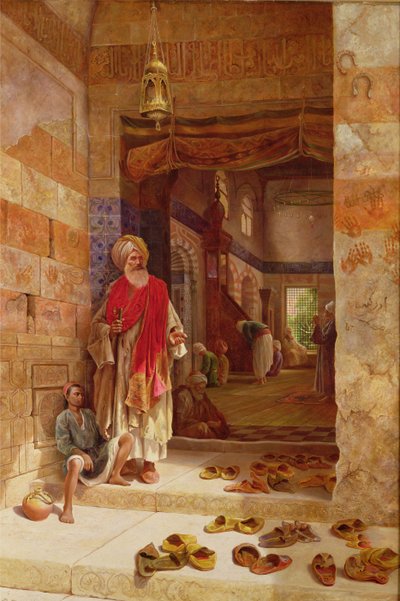 In the name of the Prophet, Alms! 1877 by Charles Robertson