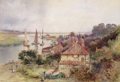 On the River Yare, c.1880 by Charles Robertson