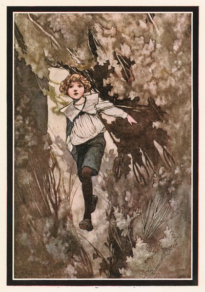 A Boy Burst through it at Full Speed by Charles Robinson