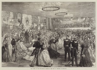 Ball Given by the Icelanders in Honour of the King of Denmark at Reykjavik by Sir John Charles Robinson