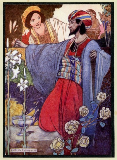 Illustration for The Rubaiyat of Omar Khayyam by Charles Robinson