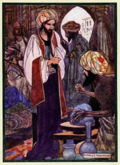 Illustration for The Rubaiyat of Omar Khayyam by Charles Robinson