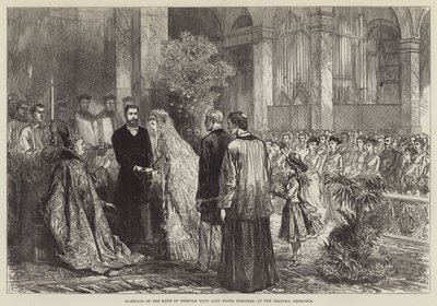 Marriage of the Duke of Norfolk with Lady Flora Hastings, at the Oratory, Brompton by Sir John Charles Robinson