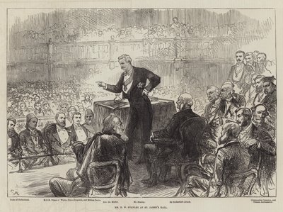 Mr H M Stanley at St James