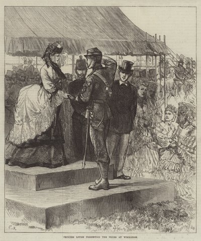 Princess Louise Presenting the Prizes at Wimbledon by Sir John Charles Robinson