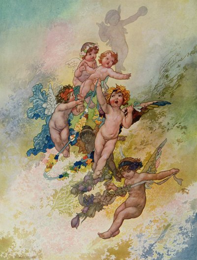 Spring from The Seasons Commissioned for the 1920 Pears Annual by Charles Robinson