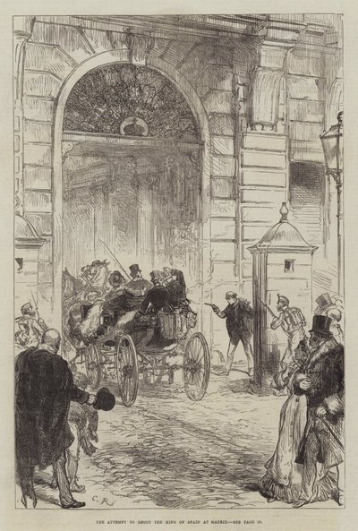 The Attempt to shoot the King of Spain at Madrid by Sir John Charles Robinson