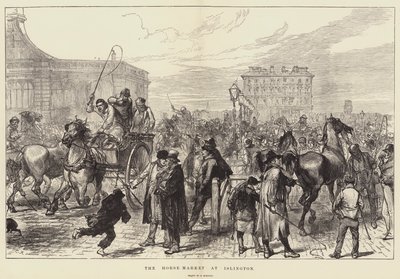 The Horse Market at Islington by Sir John Charles Robinson
