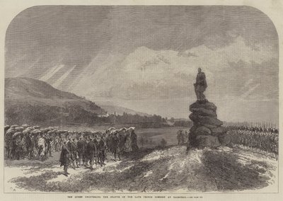 The Queen Uncovering the Statue of the Late Prince Consort at Balmoral by Sir John Charles Robinson