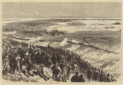 The Volunteer Review at Portsmouth, General View of the Battle from Portsdown Hill by Sir John Charles Robinson