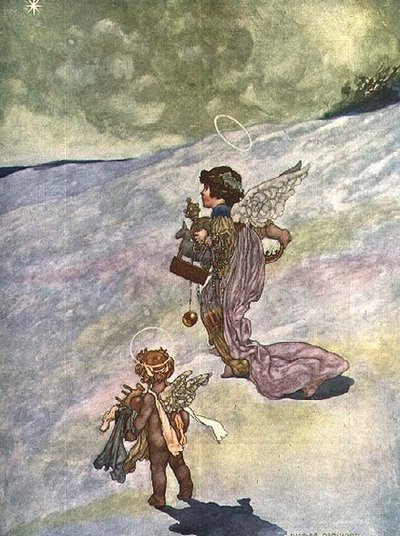 Winter, from The Seasons commissioned for the 1920 Pears Annual by Charles Robinson