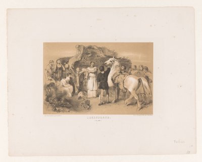 Cremation of Slain Warriors by Charles Rochussen