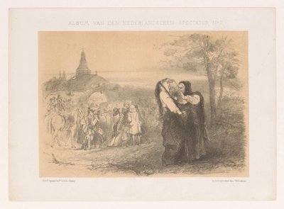 Leonoor in Despair Album of the Dutch Spectator No 7 (title on object) by Charles Rochussen