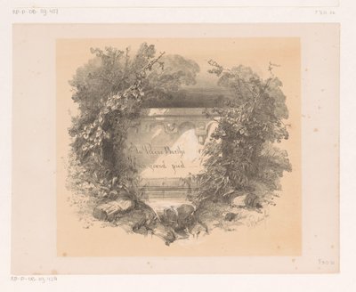 Title on Wall in Landscape by Charles Rochussen