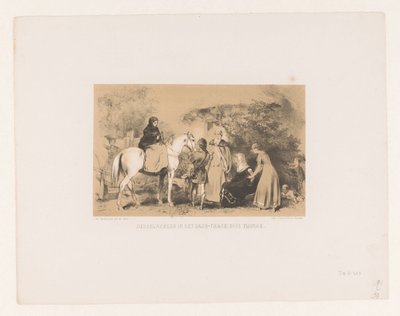 Woman on Horseback by Charles Rochussen