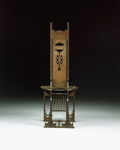 A Side Chair, with Pierced Design, c.1899 by Charles Rohlfs