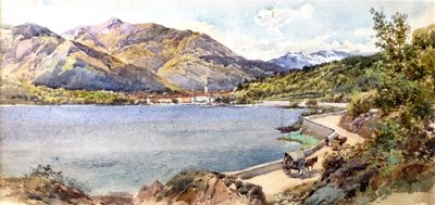 Lago Di Mergozzo Lago Maggiore near Pallanza by Charles Rowbotham