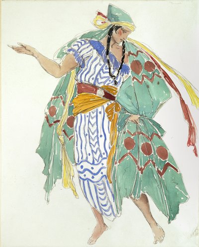 Costume Design for a Dancer by Charles S Ricketts
