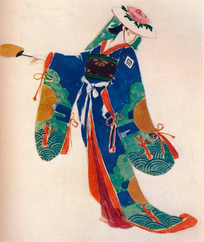 Costume Design for a Lady of the Chorus, in The Mikado, c1926 by Charles S Ricketts