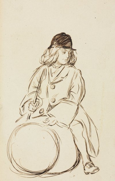 Portrait of Little Corbauld by Charles Samuel Keene