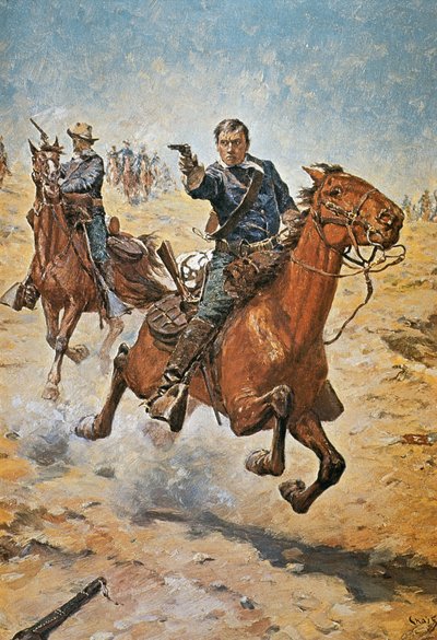 Dead Sure: a U.S. Cavalry trooper in the 1870s by Charles Schreyvogel