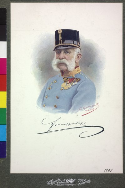 Emperor of Austria Franz Joseph I by Charles Scolik