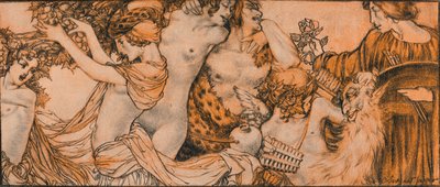 Illustration from the Rubaiyat of Omar Khayyam by Charles Sergeant Jagger