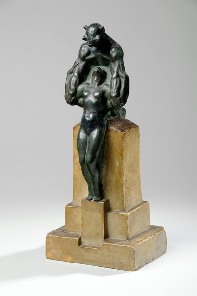 Maquette for a Garden Fountain Group of Nymphs and Satyrs by Charles Sergeant Jagger