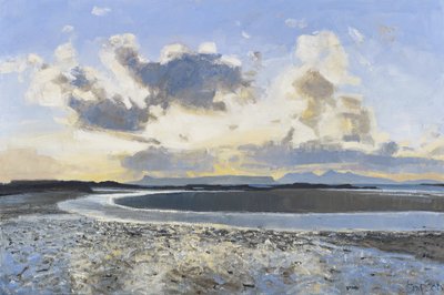Evening Clouds, Eigg & Rum, 2015 by Charles Simpson