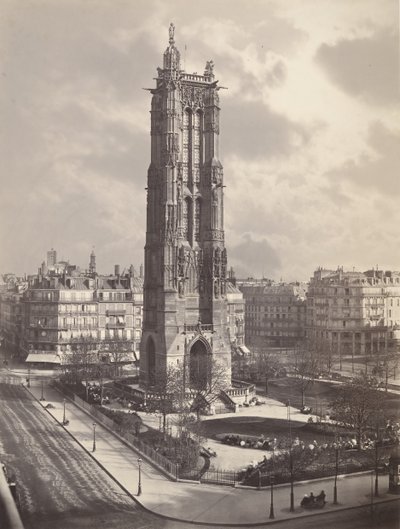 La Tour St. Jacques La Boucherie in Paris by Charles Soulier
