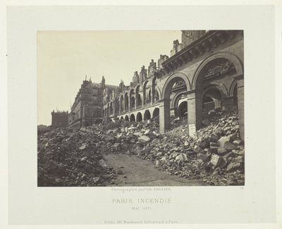 Paris Fire (Ministry of Finance) by Charles Soulier