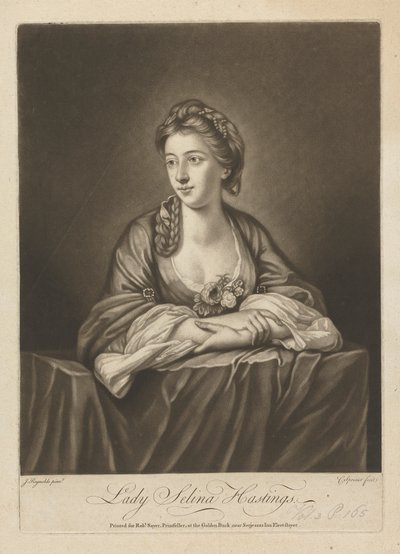Lady Selina Hastings (née Shirley), Countess of Huntington by Charles Spooner