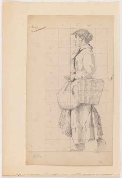 French peasant woman by Charles Sprague Pearce