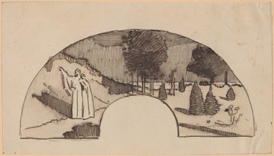 Study for an Archway by Charles Sprague Pearce