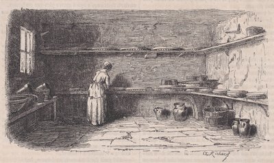 A Dairy, from Le Magasin Pittoresque by Charles Tamisier