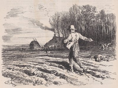 Scattering Seed, from Le Magasin Pittoresque by Charles Tamisier