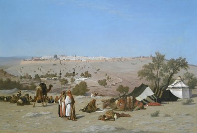 Jerusalem from the Mount of Olives by Charles Theodore Frere