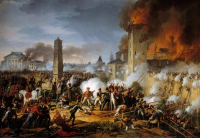 Attack and Capture of Regensburg by Marshal Lannes on April 23, 1809 by Charles Thevenin