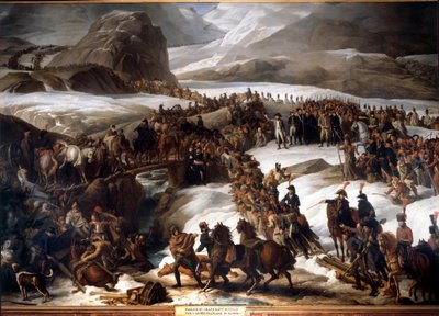Passage of the Great Saint Bernard by the French Army on May 20 by Charles Thevenin