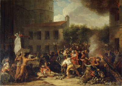 The Storming of the Bastille on 14 July 1789 by Charles Thevenin