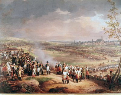 The surrender of Ulm, October 20th 1805, to the French Army during the Napoleonic Wars (detail) by Charles Thevenin